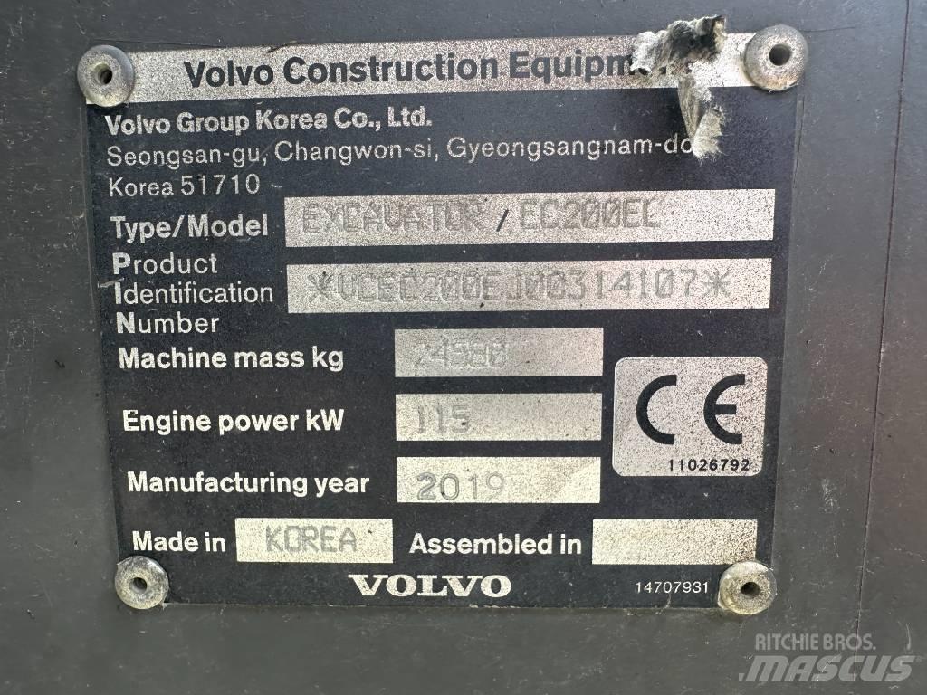 Volvo EC 200 EL Rupsgraafmachines