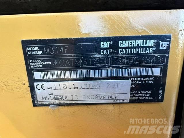 CAT M 314 F Wielgraafmachines