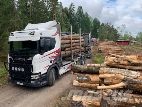 Scania R580B6X4NB Hout-Bakwagens