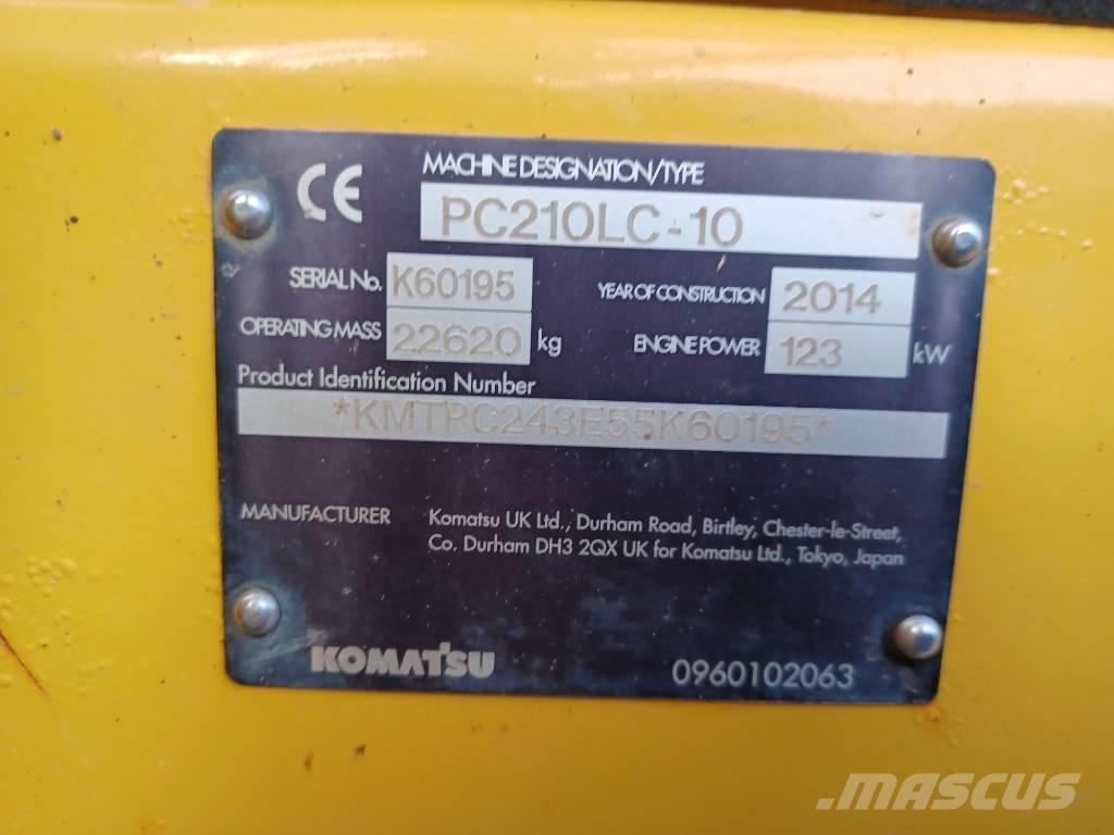 Komatsu PC 210 LC-10 Rupsgraafmachines