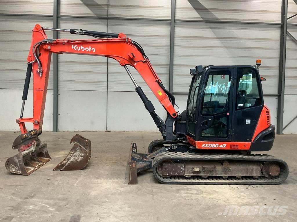Kubota KX 080-4 A Midigraafmachines 7t - 12t