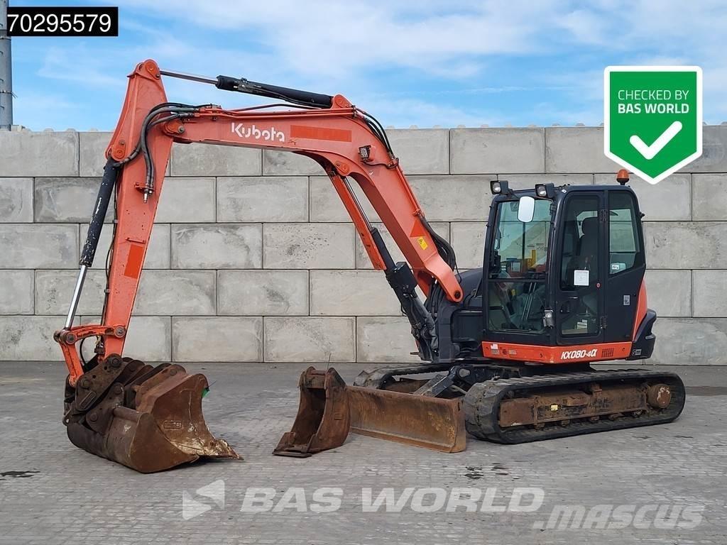 Kubota KX080-4a Minigraafmachines < 7t