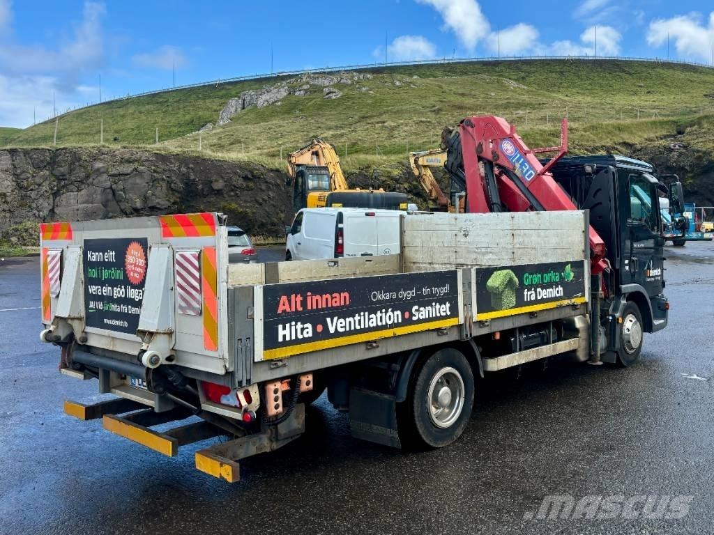 MAN TGL 12.250 Vlakke laadvloer met kraan