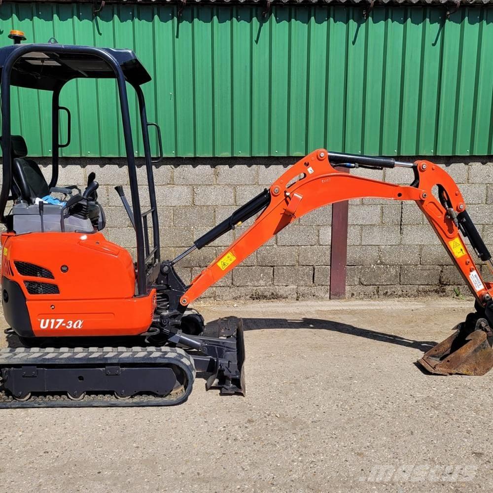 Kubota U17-3a Minigraafmachines < 7t