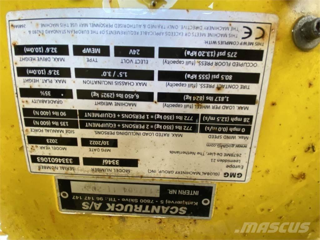 GMG 3346-i Schaarhoogwerkers