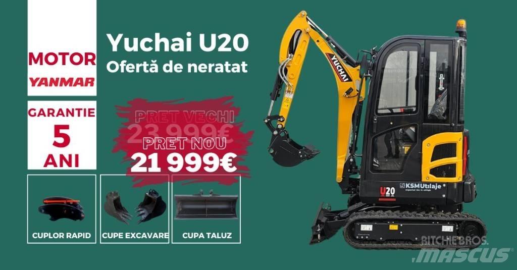 Yuchai U20 Minigraafmachines < 7t