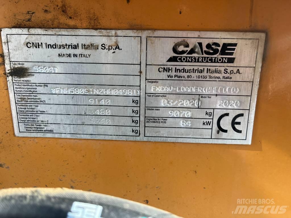 CASE 580 ST Graaf-laadcombinaties