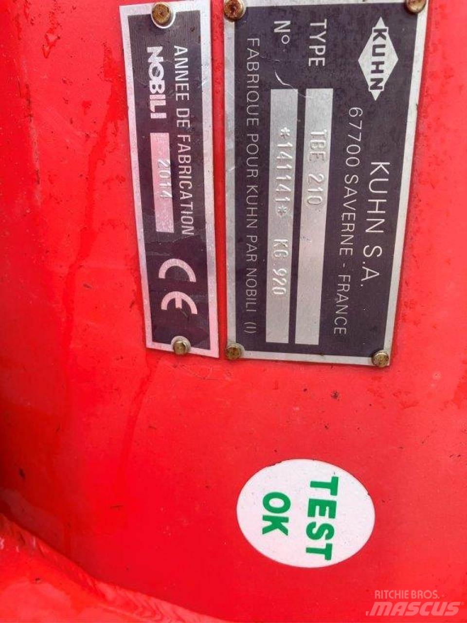Kuhn TBE 210 Klepelmaaiers
