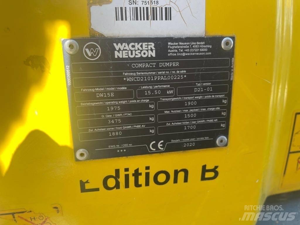 Wacker Neuson DW15e Mini Dumpers