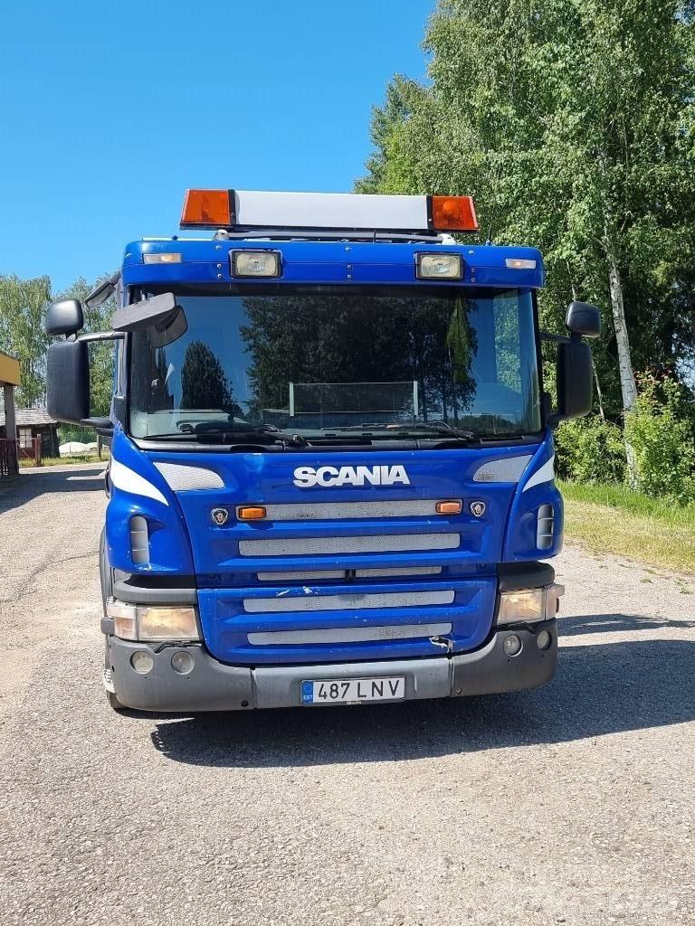 Scania P 380 Vrachtwagen met containersysteem