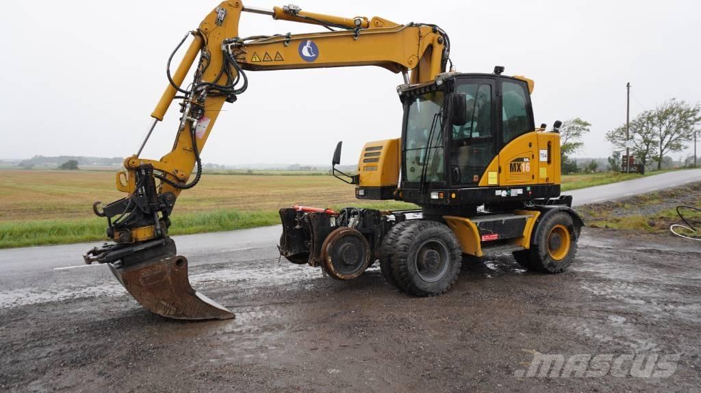 Hydrema MX 16 Rail Wielgraafmachines