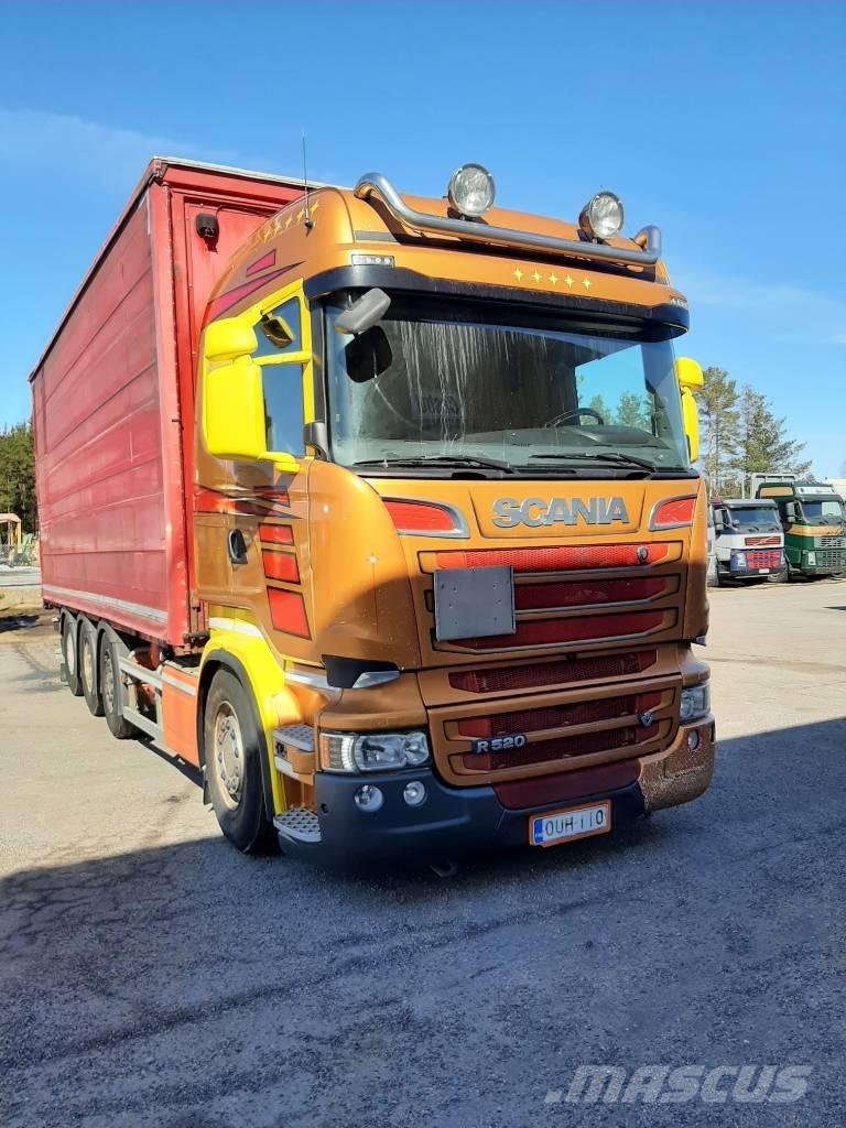 Scania R 520 Schuifzeilopbouw