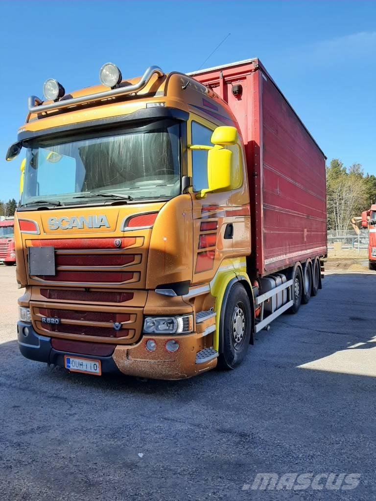 Scania R 520 Schuifzeilopbouw