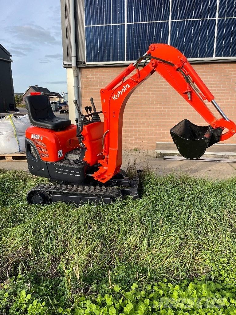 Kubota K 008-3 Minigraafmachines < 7t