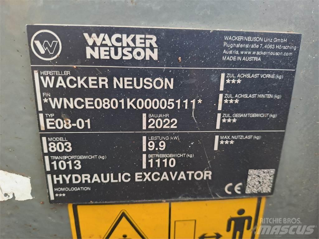 Wacker Neuson 803 Rupsgraafmachines