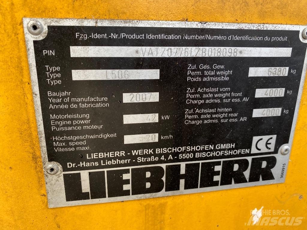 Liebherr 506 Stereo Wielladers