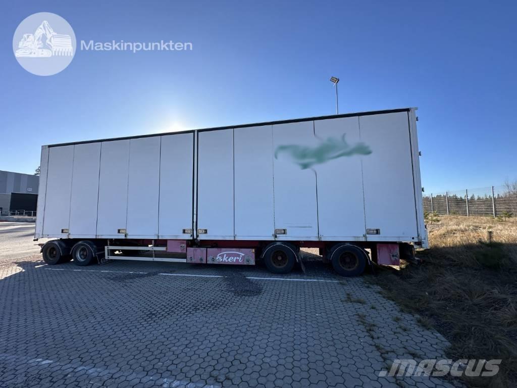 Ekeri L/L-4 Gesloten opbouw trailers