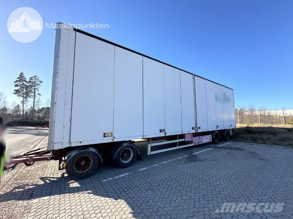 Ekeri L/L-4 Gesloten opbouw trailers