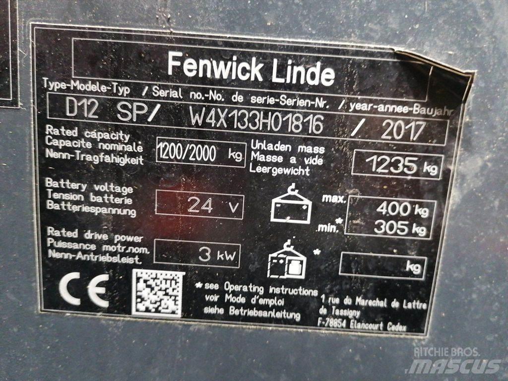 Linde D12 SP Stapelaar meeloop