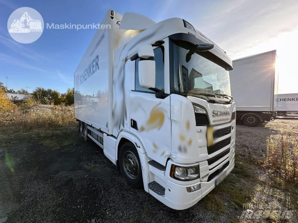 Scania R 580 Bakwagens met gesloten opbouw