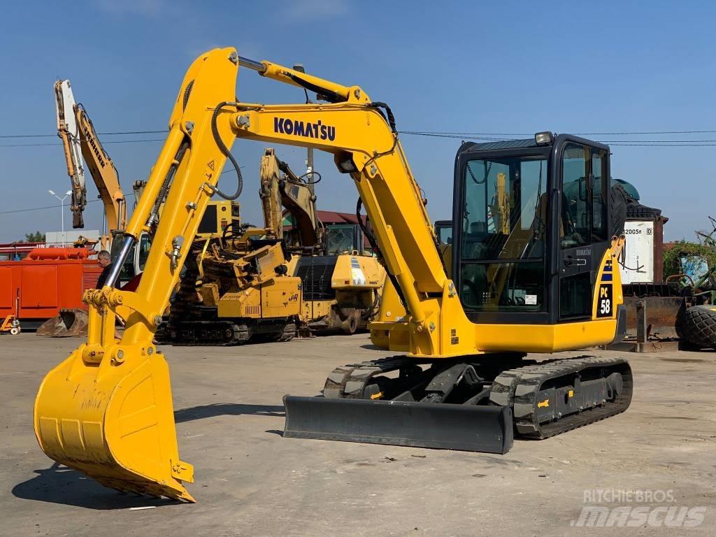 Komatsu PC58-8 Minigraafmachines < 7t