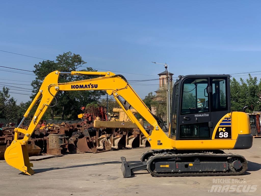 Komatsu PC58-8 Minigraafmachines < 7t