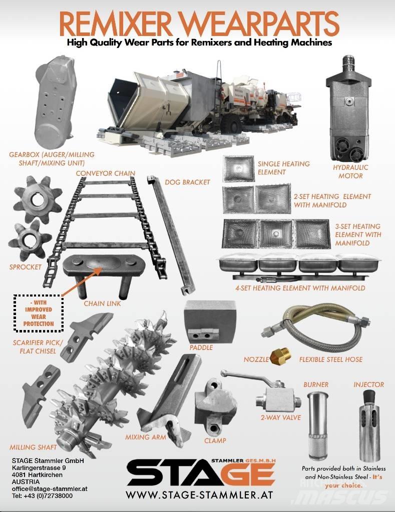 Wirtgen RX4500 Accessoires voor de asfalteermachine