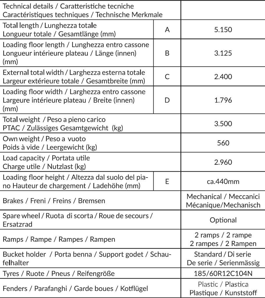 CLM ALUMINIUM FLY 35 Aanhangwagens