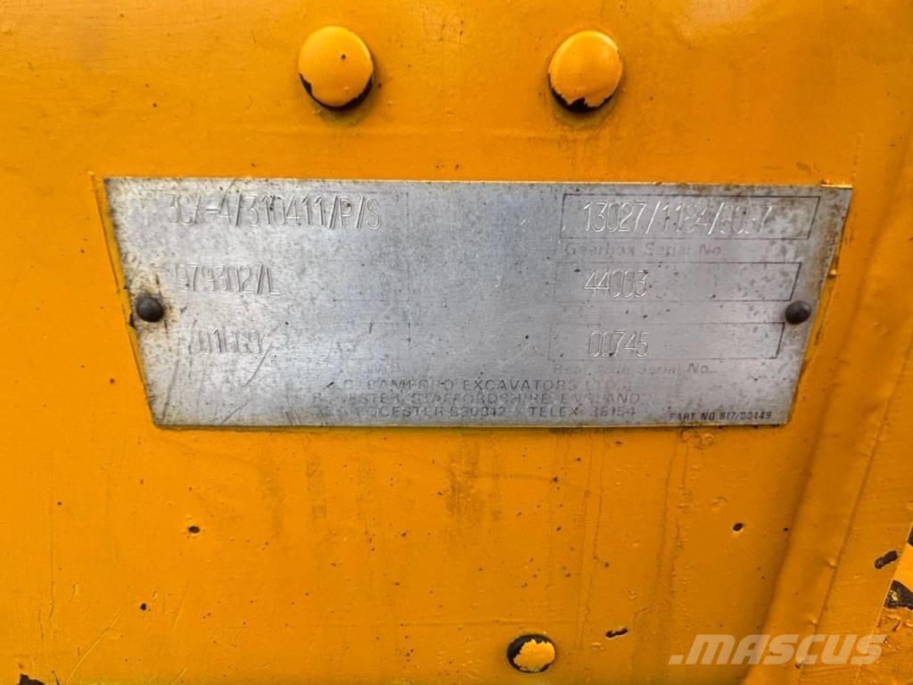 JCB 3 CX Graaf-laadcombinaties