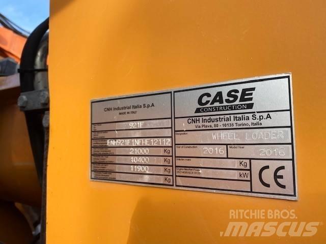 CASE 921F Wielladers
