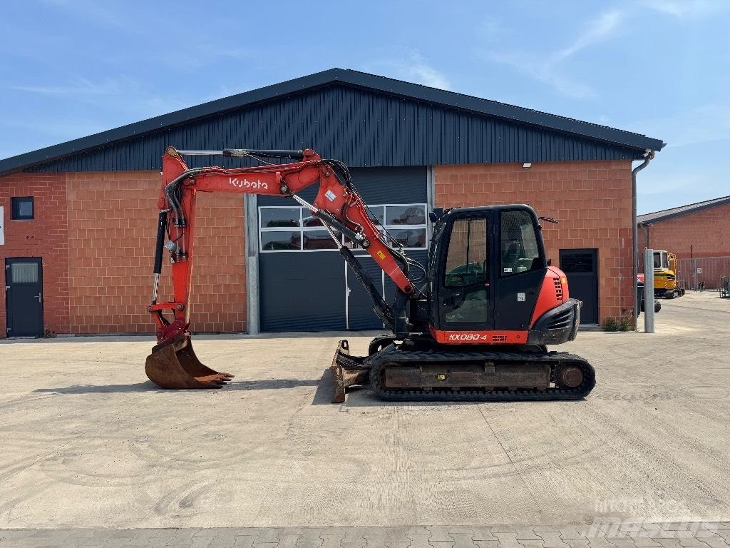 Kubota KX 080-4 Midigraafmachines 7t - 12t