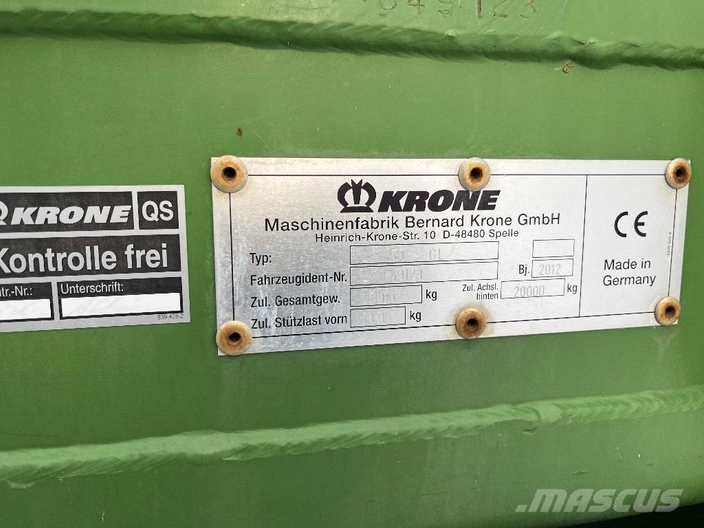 Krone ZX 450 GL Opraapwagens