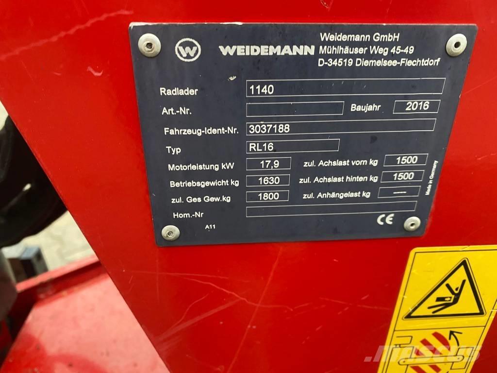 Weidemann 1140 Wielladers