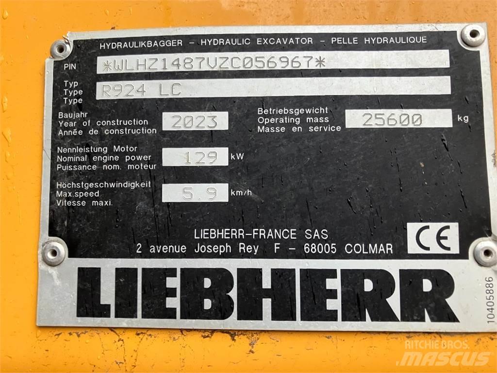 Liebherr R924 Rupsgraafmachines