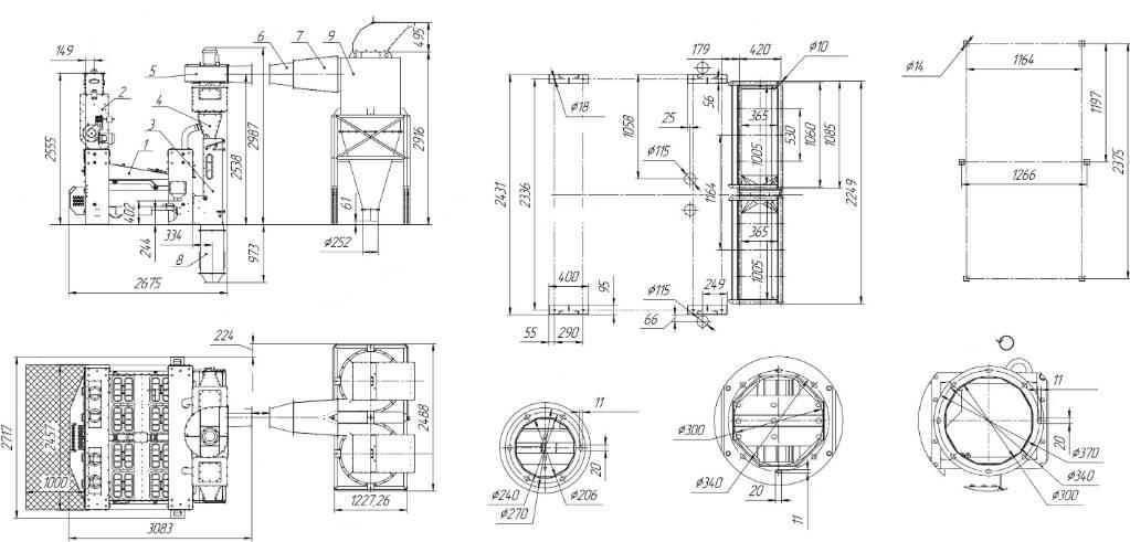  EL GRAIN SVR-30/2 Graanschoningsmachines