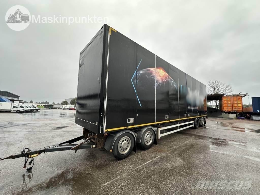 Närko D4HW13L62 Gesloten opbouw trailers