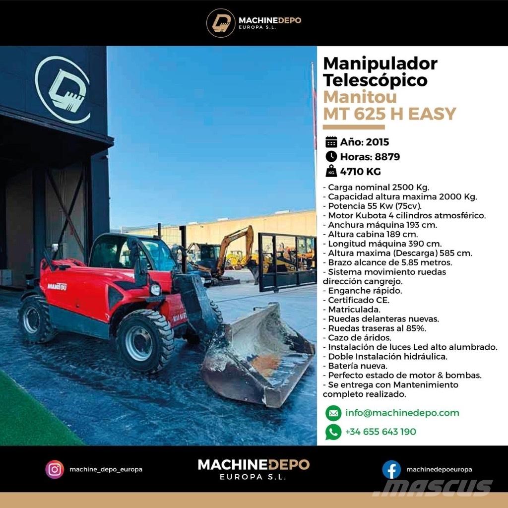 Manitou MT 625 H Verreikers