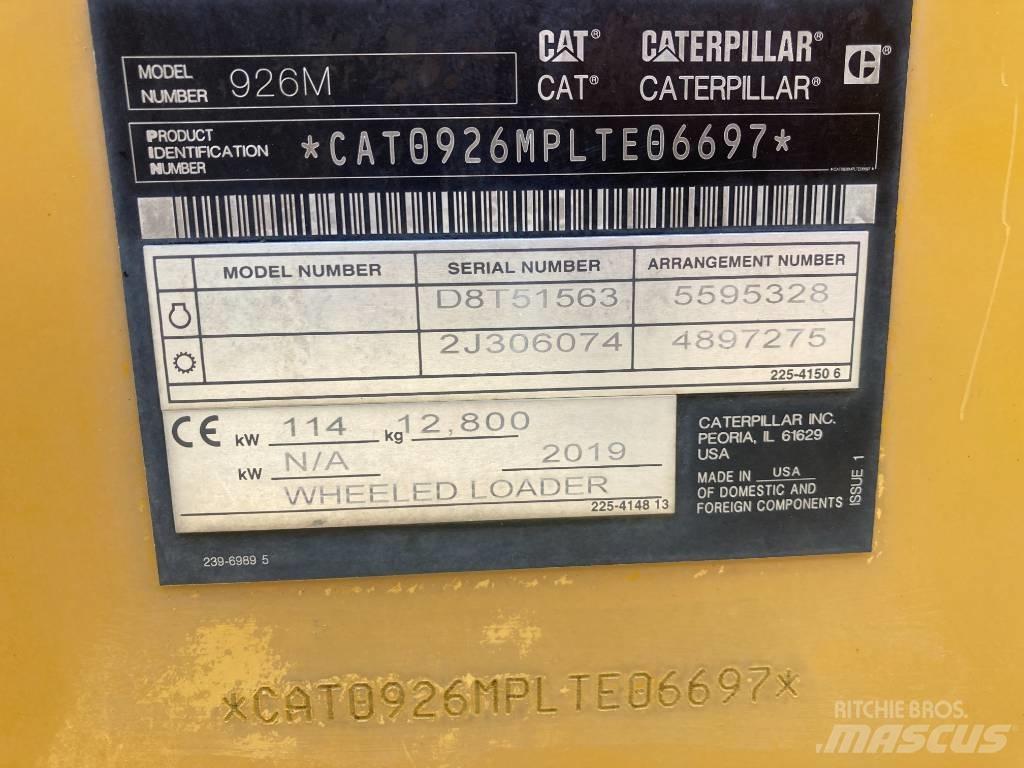 CAT 926M Wielladers