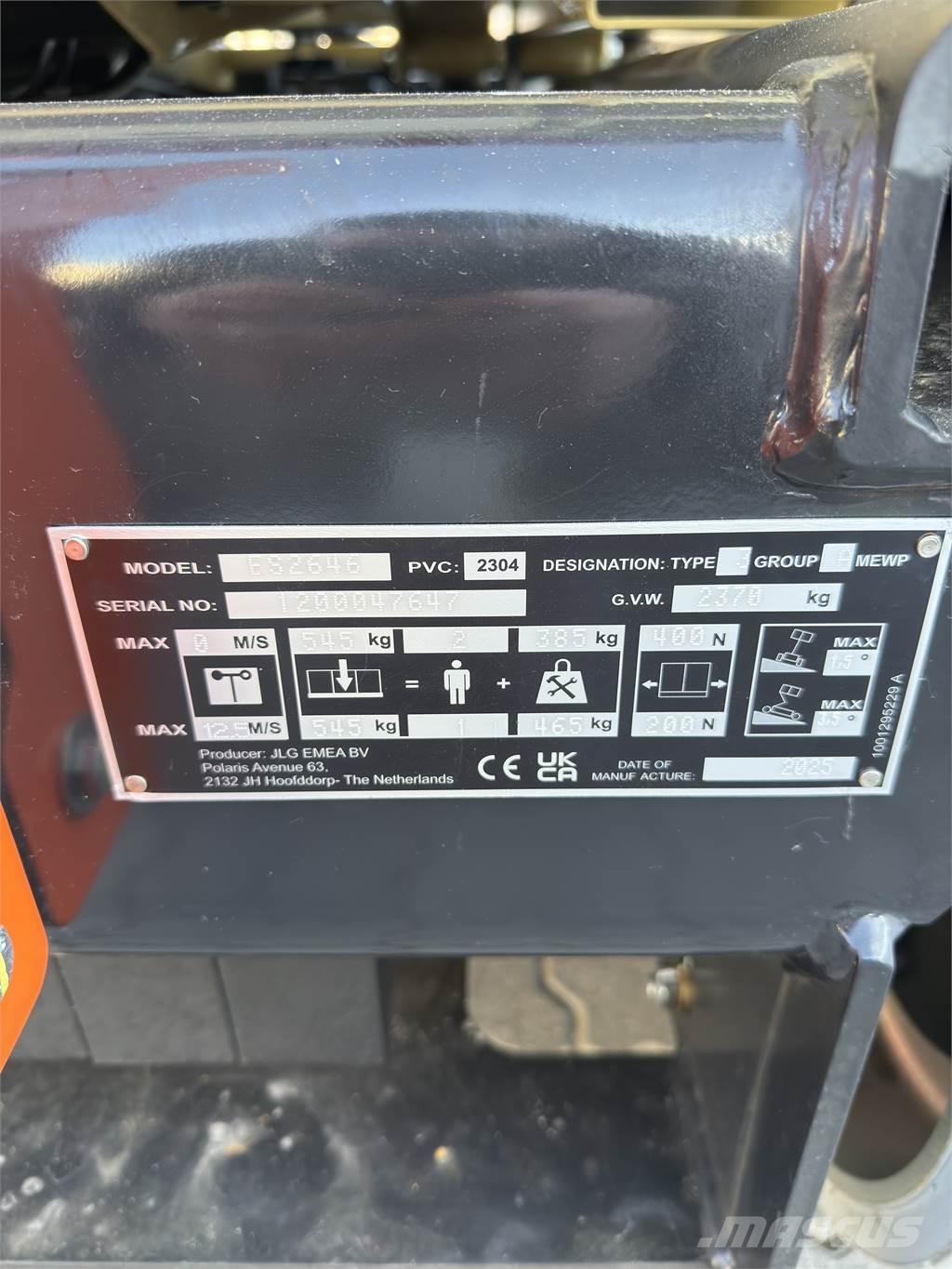 JLG ES2646 Schaarhoogwerkers