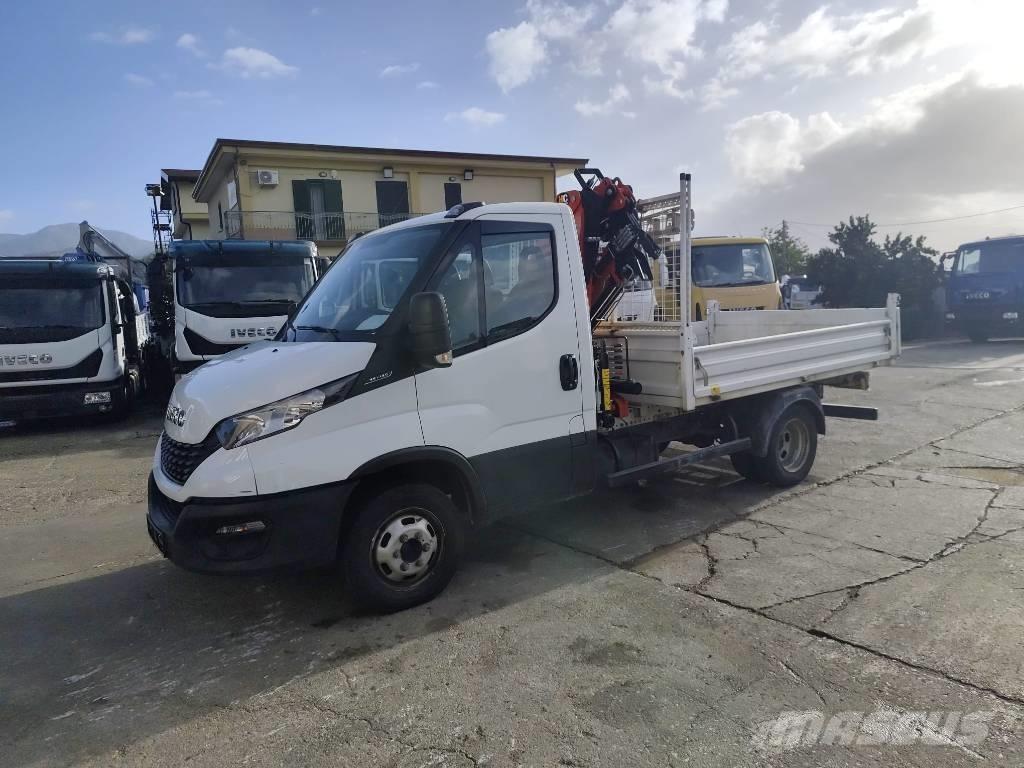 Iveco Daily 35-120 Vlakke laadvloer met kraan