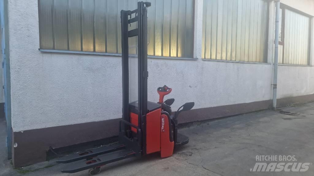 Linde L14APi-372 Meerij pallettruck met platform