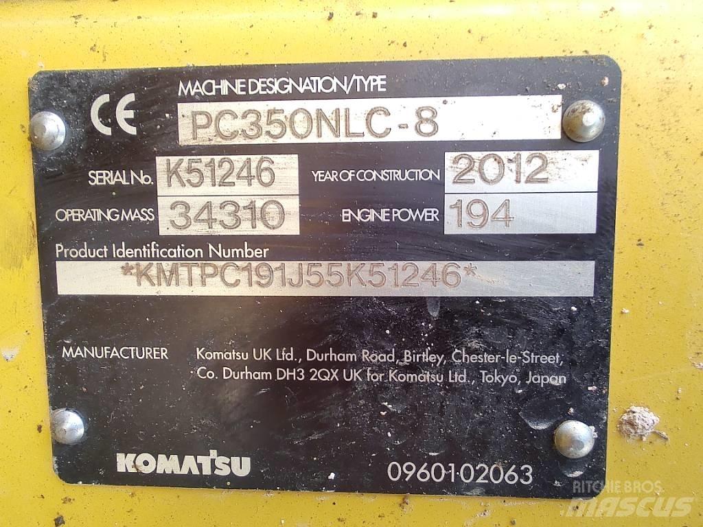 Komatsu PC 350 Rupsgraafmachines