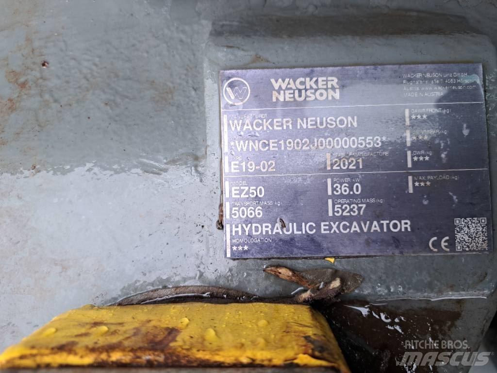 Wacker Neuson EZ50 Rupsgraafmachines