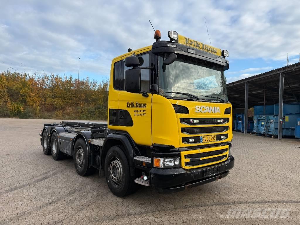 Scania G 450 B Containertrucks met kabelsysteem