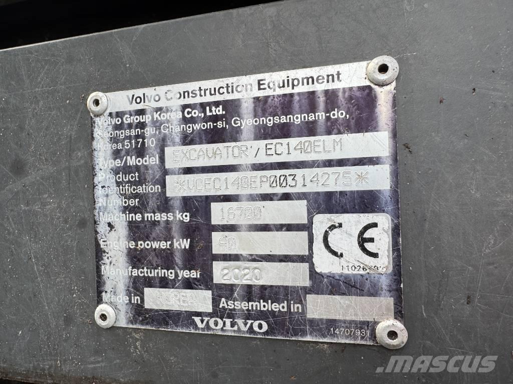 Volvo EC 140 ELM Rupsgraafmachines