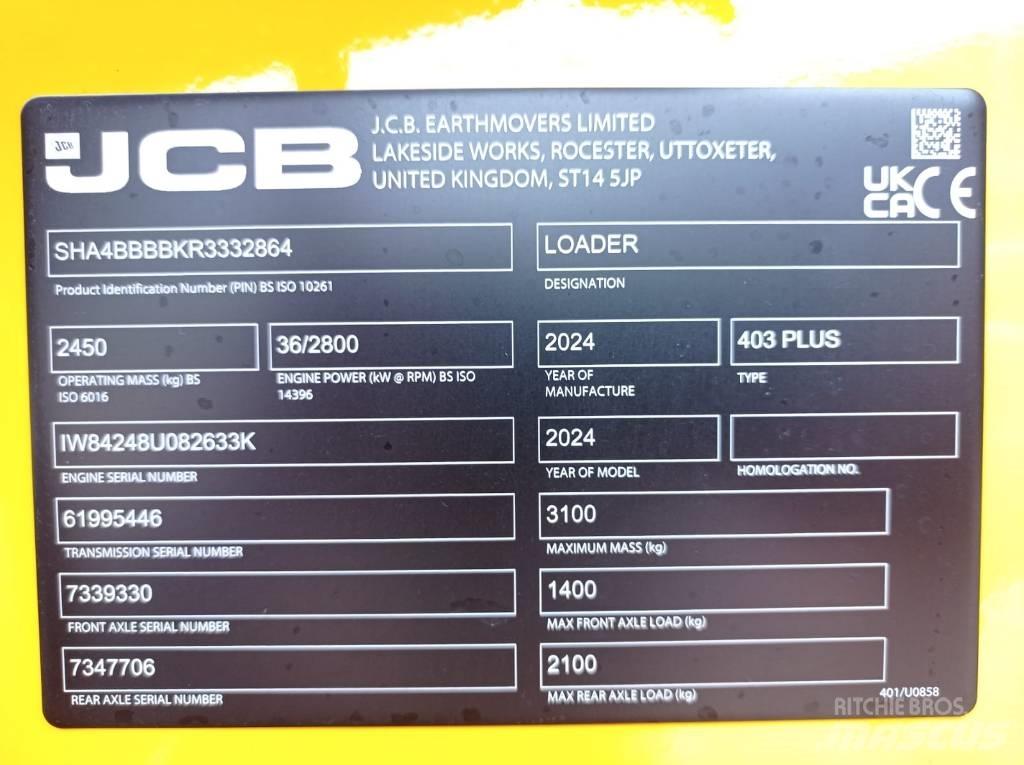 JCB 403 Knik- en schrankladers