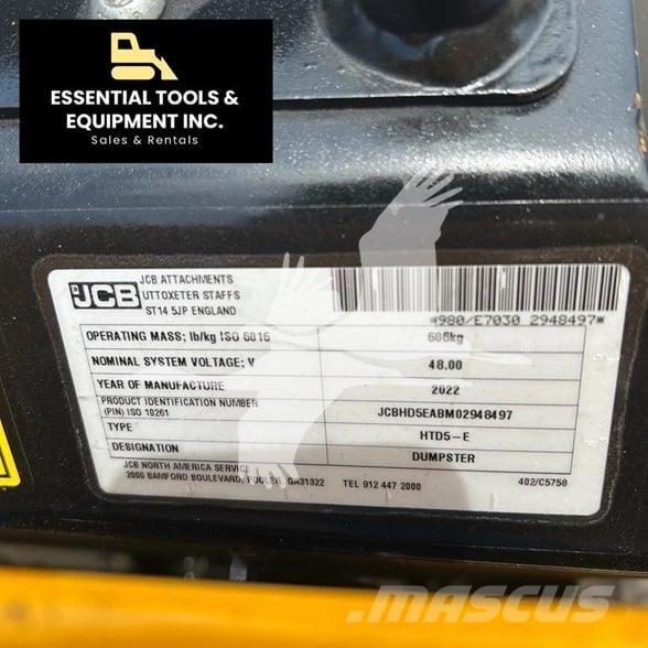 JCB HTD5E Mini Dumpers