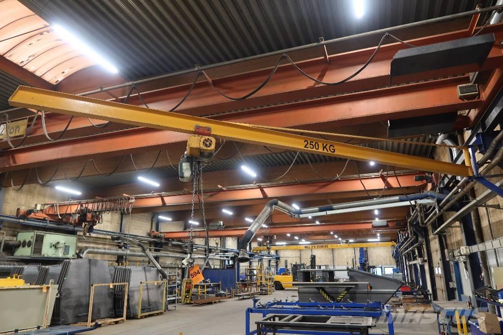  VÆGSVINGKRAN 250 KG Takels, lieren en materiaalliften