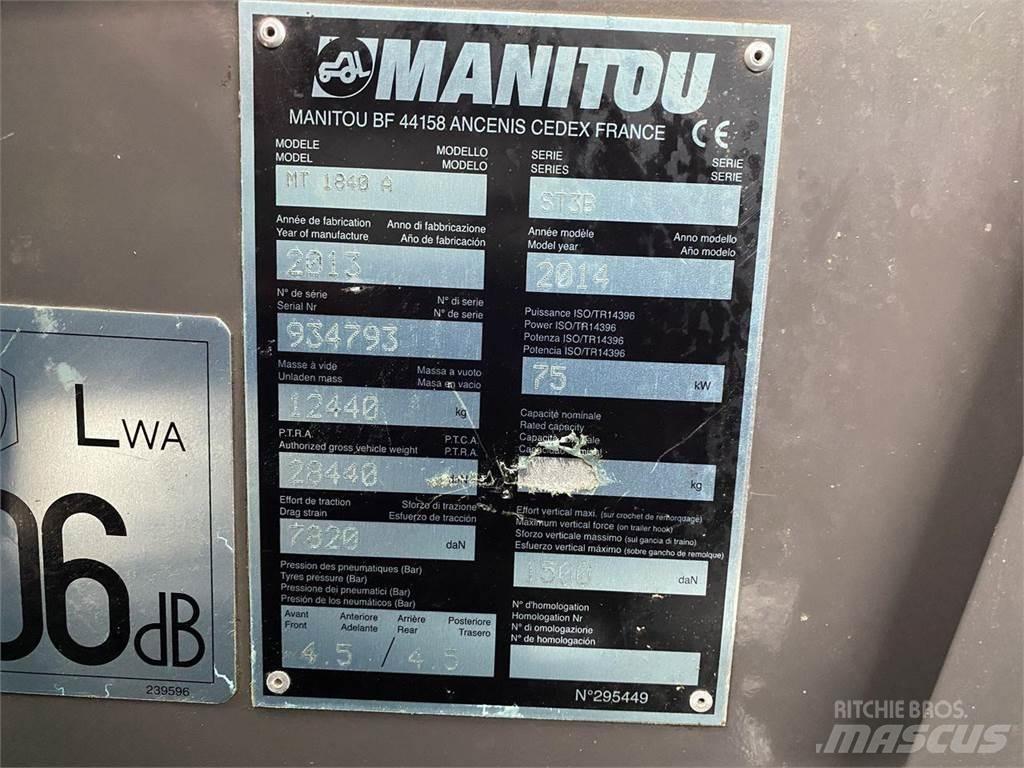 Manitou MT1840A Verreikers