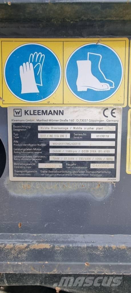 Kleemann MC110i Evo2 Vergruizers